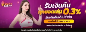 เทคนิคทำเงิน sexy365bet สล็อต คาสิโน กีฬา พร้อมโปรโมชั่นและคืนยอดเสีย
